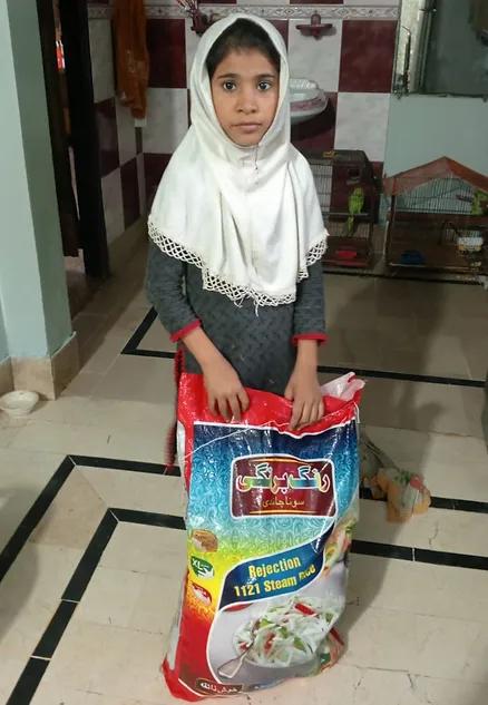 Food ration distribution in Memon Society.