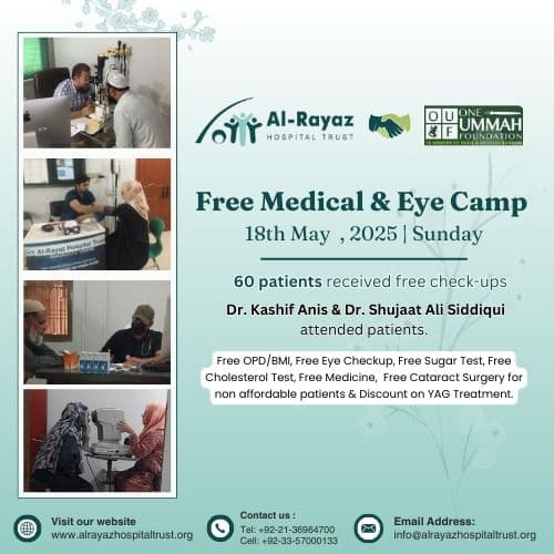 Free Medical & Eye Camp Held by One Ummah & Al-Rayaz