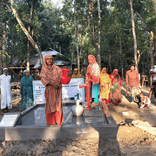 Celebrating the 159th Water Well in Bangladesh