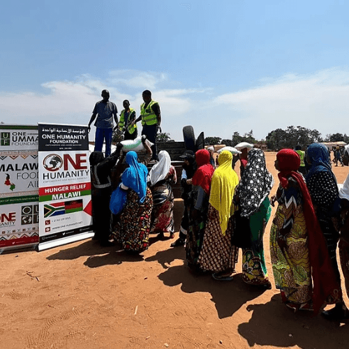One Ummah Foundation’s Food Aid and Borehole for Malawi