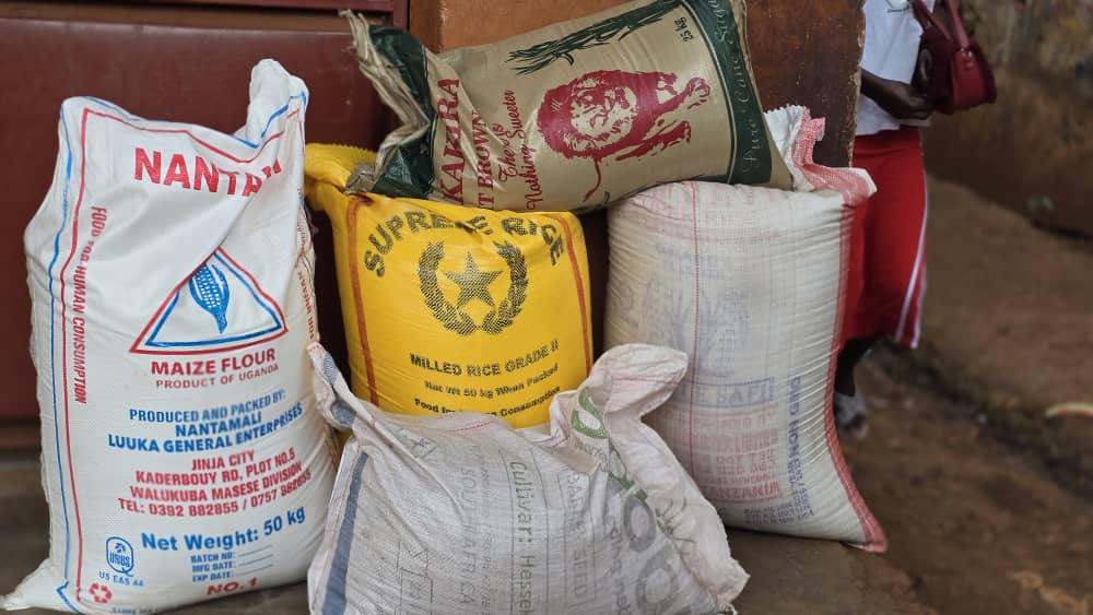 Ration bags for needy people