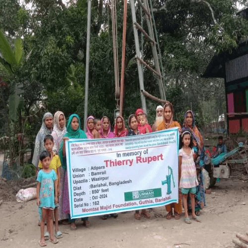 One Ummah Foundation’s Water Well Project in Bangladesh
