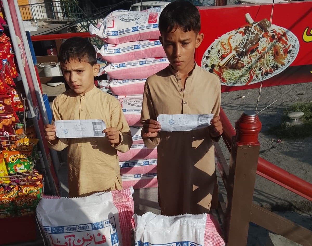 Delivering Ration to Vulnerable Families in Swat