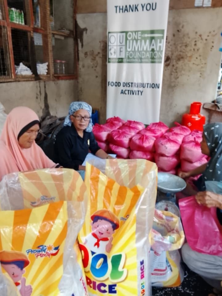 OUF Food Relief Reaches 95 Families in North Cotabato