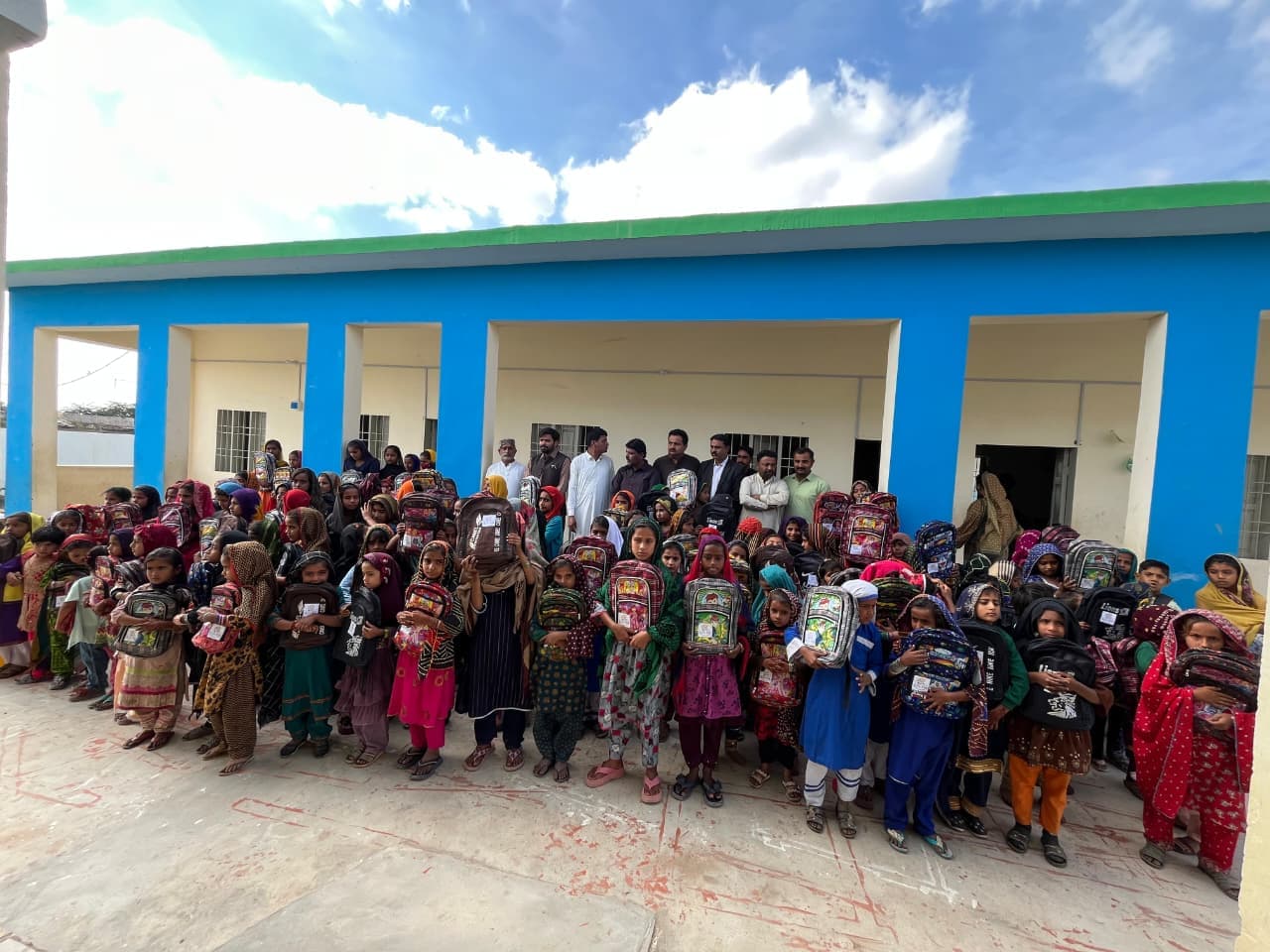 OUF Supports Girls Education With Stationery In Ghorabari